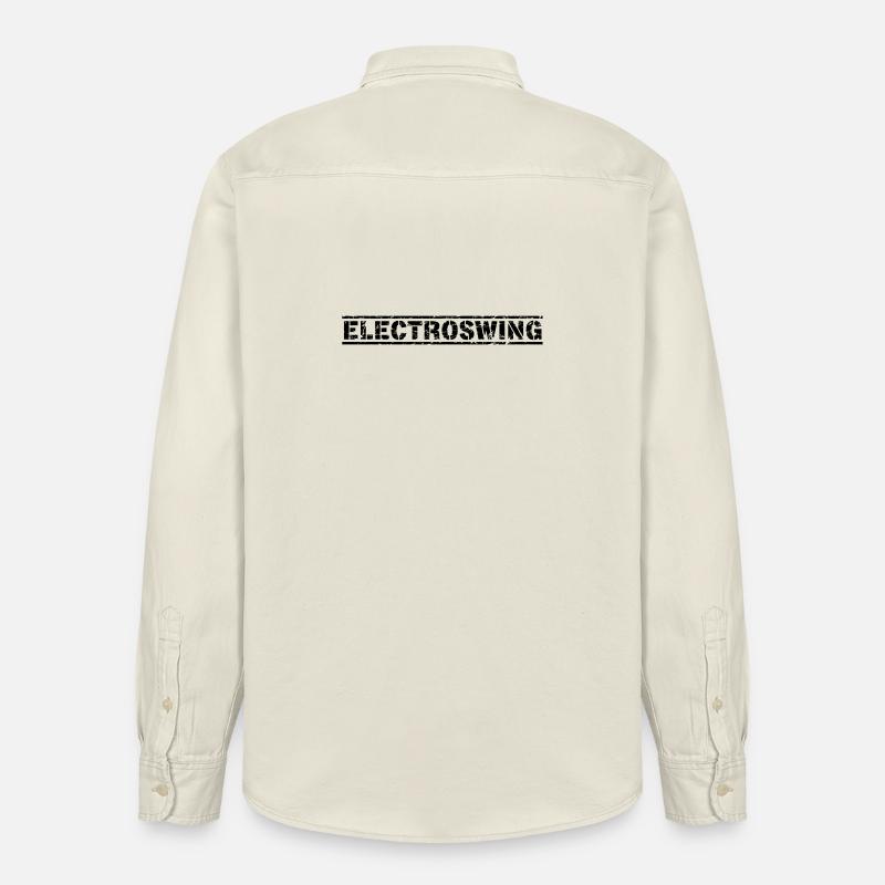 Balançoire électro - Chemise unisexe coupe décontractée bio Stanley/Stella - écru doux