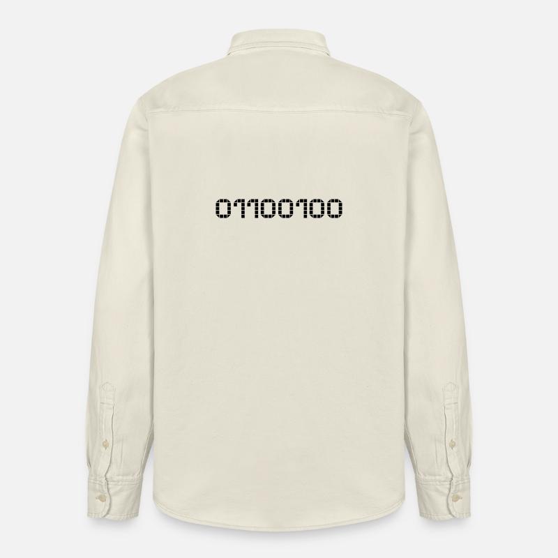 Binary notation - 100 - Relaxed Fit Unisex Organic Shirt by Stanley/Stella - soft Ecru