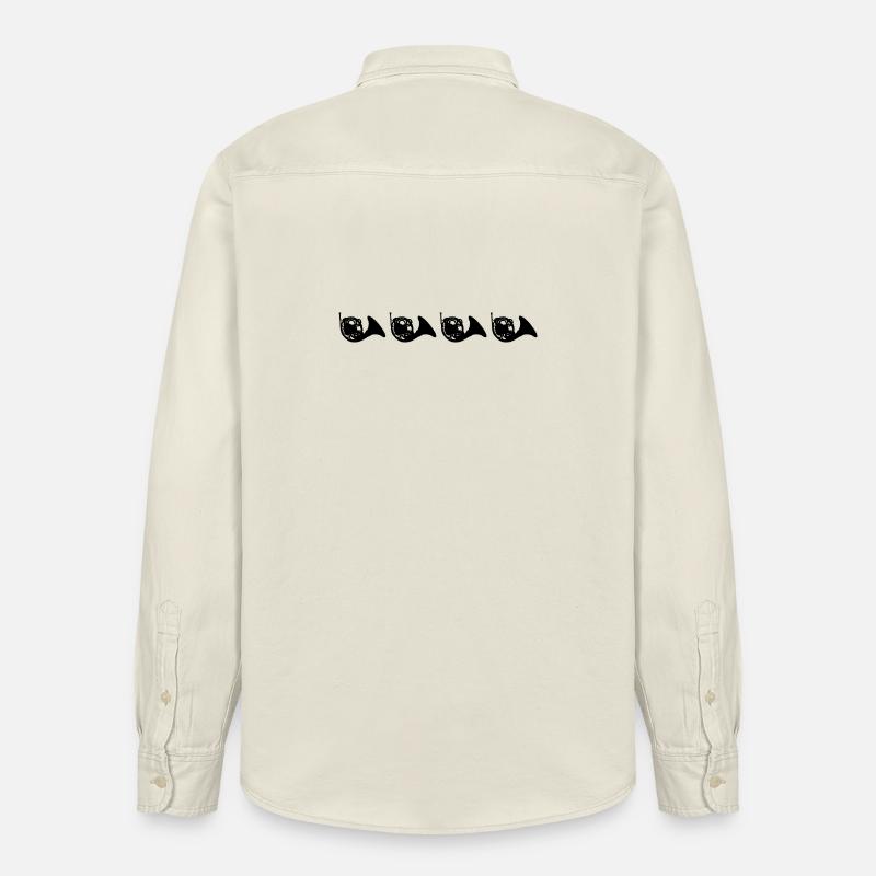 Bugle - Relaxed Fit Unisex Organic Shirt by Stanley/Stella - soft Ecru