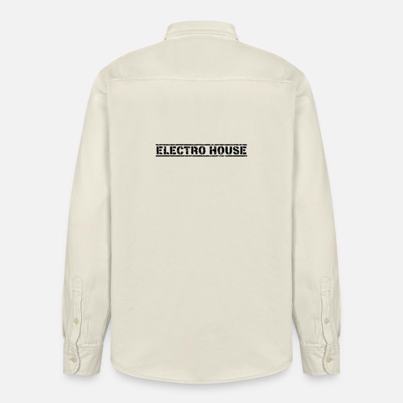 Maison Electro - Chemise unisexe coupe décontractée bio Stanley/Stella - écru doux