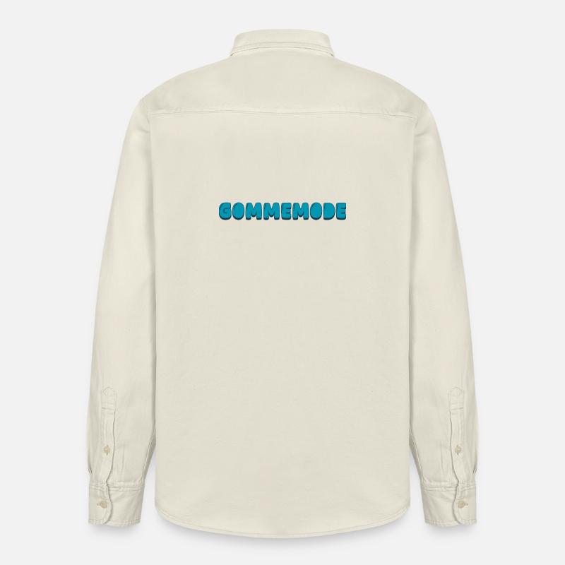 Gommemode - Chemise unisexe coupe décontractée bio Stanley/Stella - écru doux