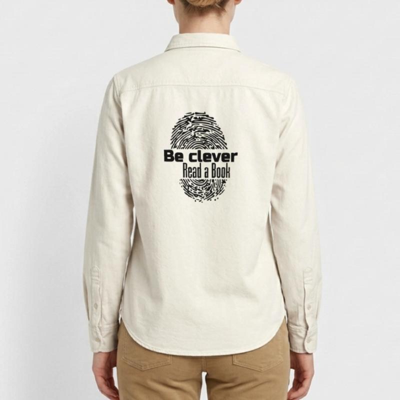 Be Clever - Read a Book Relaxed Fit Unisex Organic Shirt by Stanley/Stella