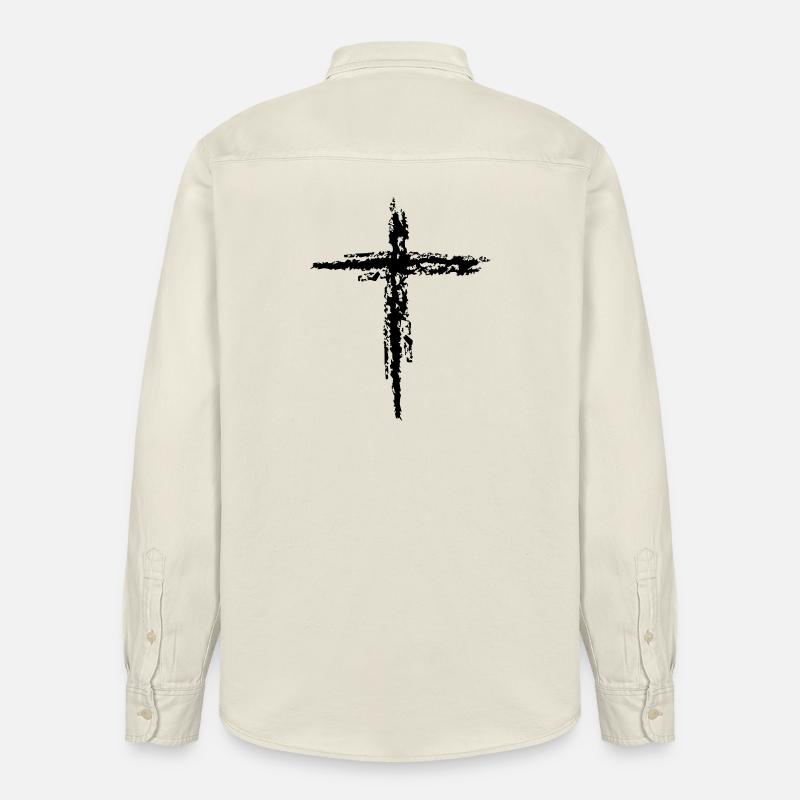 Intersection - Chemise unisexe coupe décontractée bio Stanley/Stella - écru doux