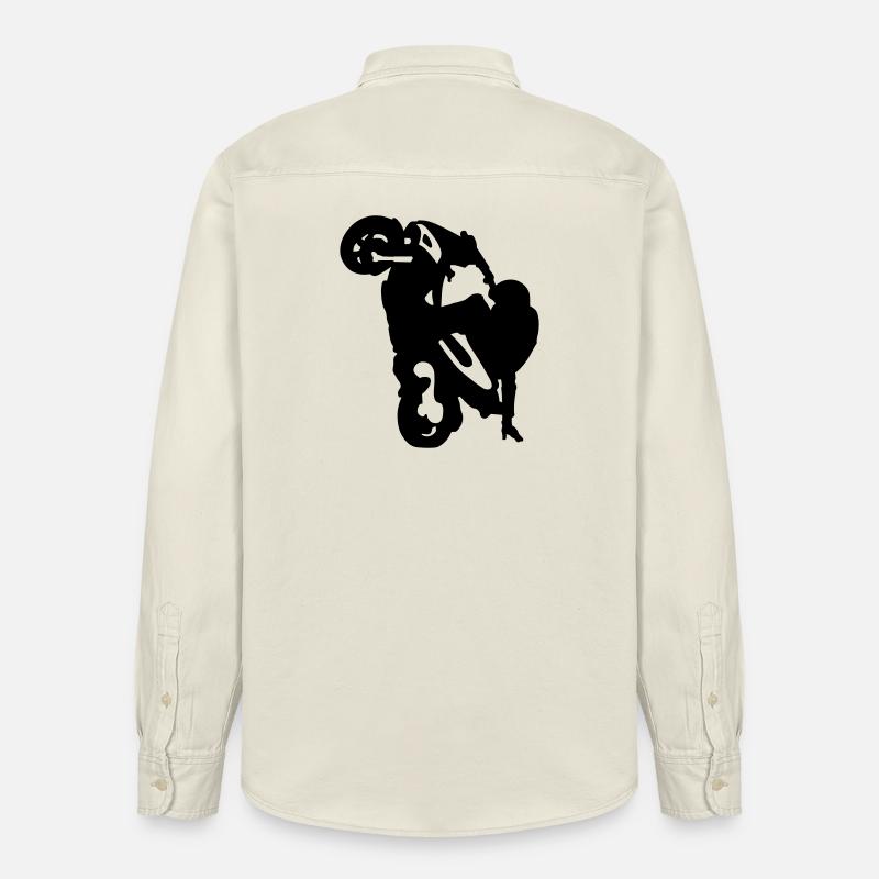 Stunt Roller - Relaxed Fit Unisex Organic Hemd von Stanley/Stella - Natur