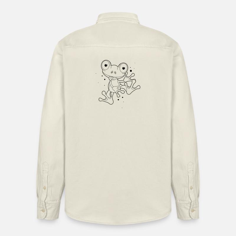 Frosch - Chemise unisexe coupe décontractée bio Stanley/Stella - écru doux