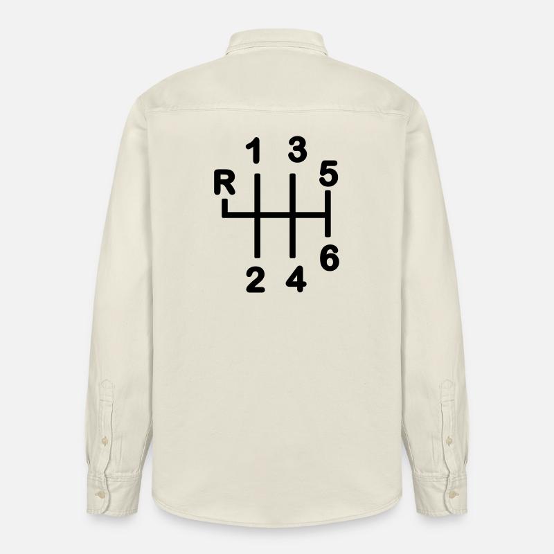 Getriebe 6-Gang-Getriebe - Relaxed Fit Unisex Organic Hemd von Stanley/Stella - Natur