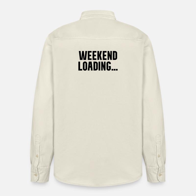 Weekend loading - Relaxed Fit Unisex Organic Hemd von Stanley/Stella - Natur
