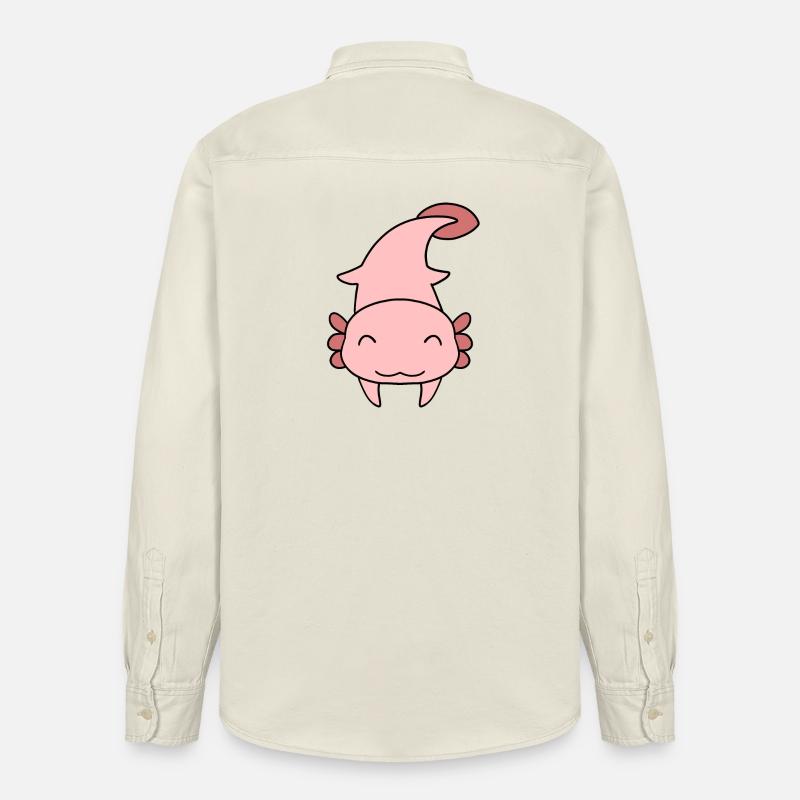 Axolotl doux - Chemise unisexe coupe décontractée bio Stanley/Stella - écru doux