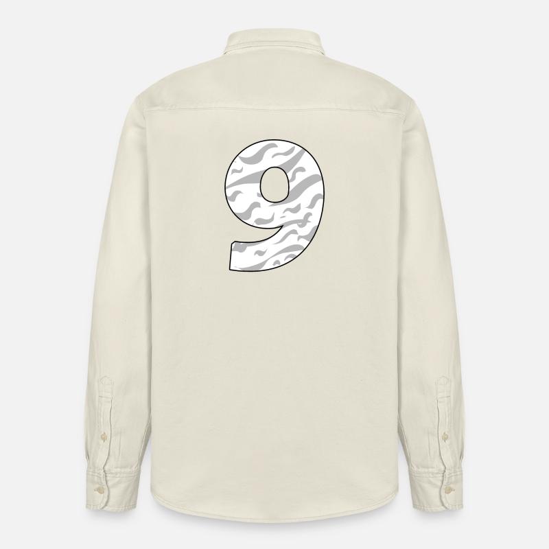 NEUN - 9 - Relaxed Fit Unisex Organic Hemd von Stanley/Stella - Natur