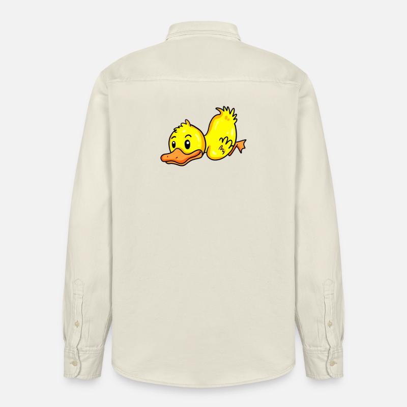 Canard - Chemise unisexe coupe décontractée bio Stanley/Stella - écru doux