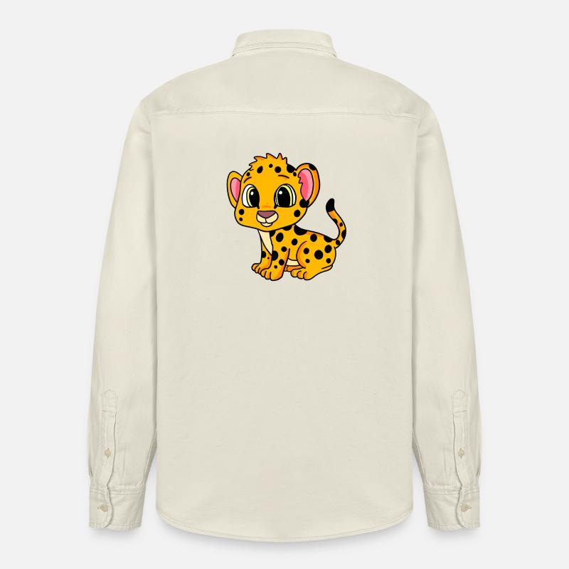 Guépard - Chemise unisexe coupe décontractée bio Stanley/Stella - écru doux