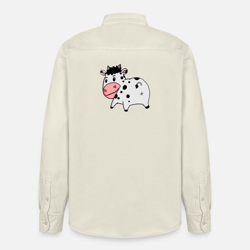 Cow Ass - Cow Butt - Chemise unisexe coupe décontractée bio Stanley/Stella - écru doux