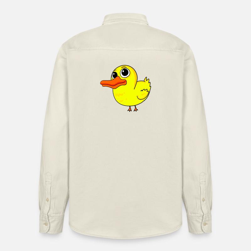 Canard - Chemise unisexe coupe décontractée bio Stanley/Stella - écru doux