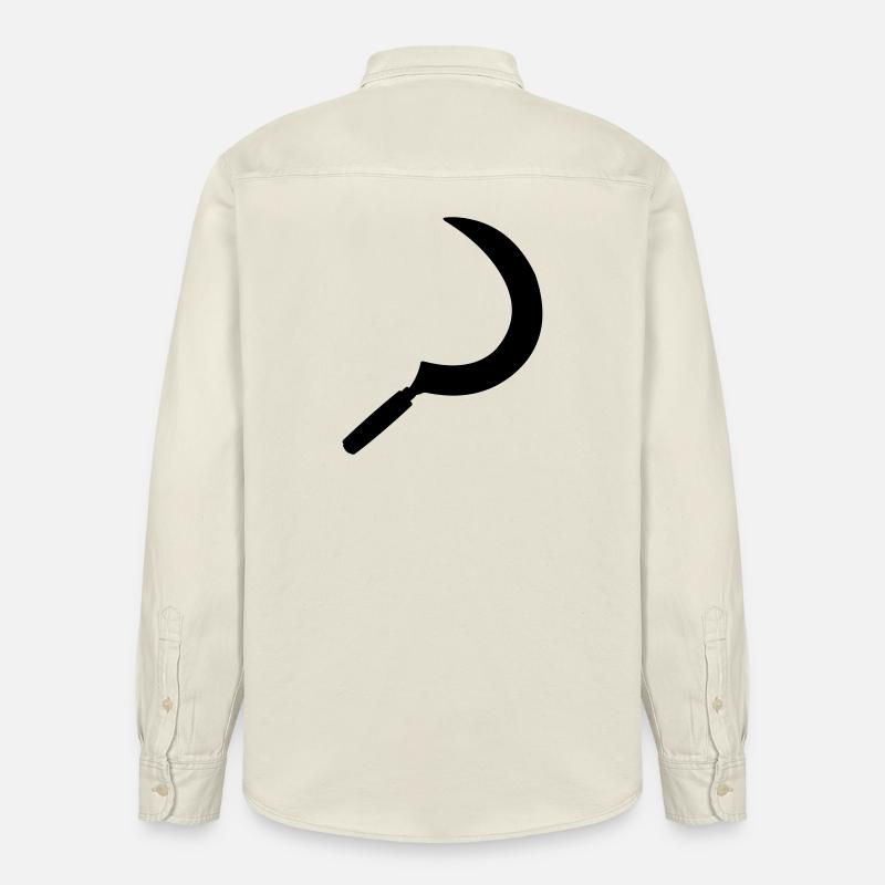 Sichelschattenbild - Relaxed Fit Unisex Organic Hemd von Stanley/Stella - Natur