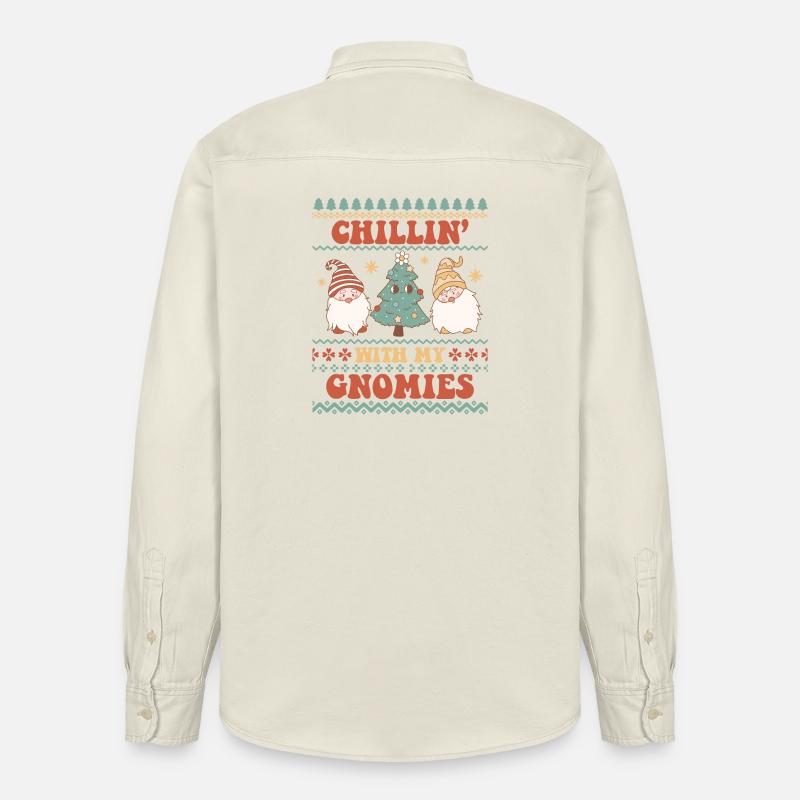 Hässlicher Weihnachtspullover - Relaxed Fit Unisex Organic Hemd von Stanley/Stella - Natur