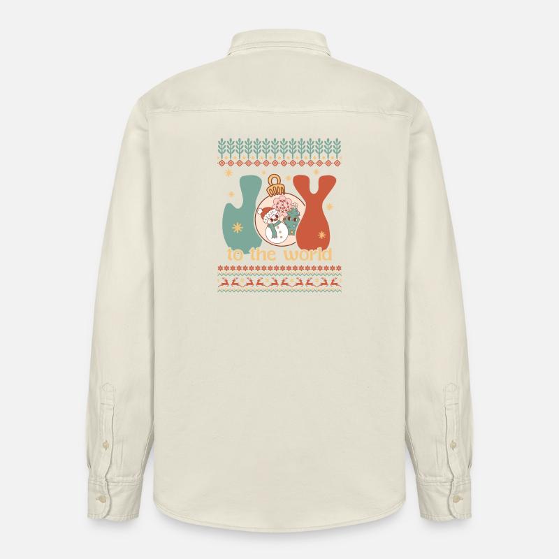 Hässlicher Weihnachtspullover - Relaxed Fit Unisex Organic Hemd von Stanley/Stella - Natur