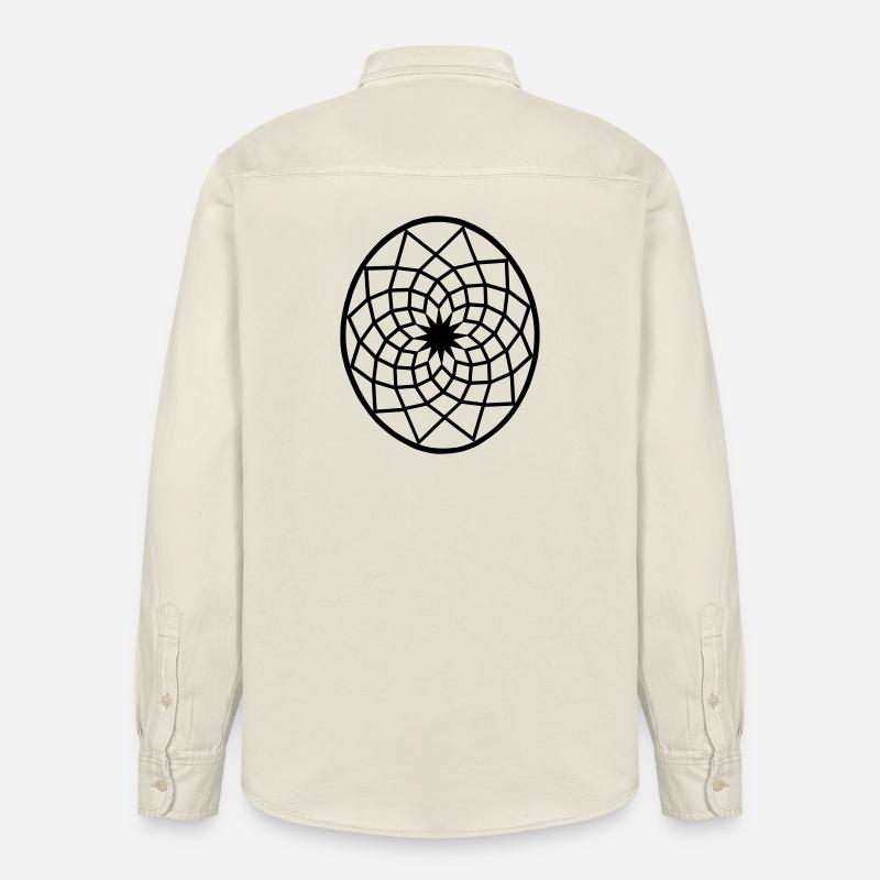 Piazza del Campidoglio - Chemise unisexe coupe décontractée bio Stanley/Stella - écru doux