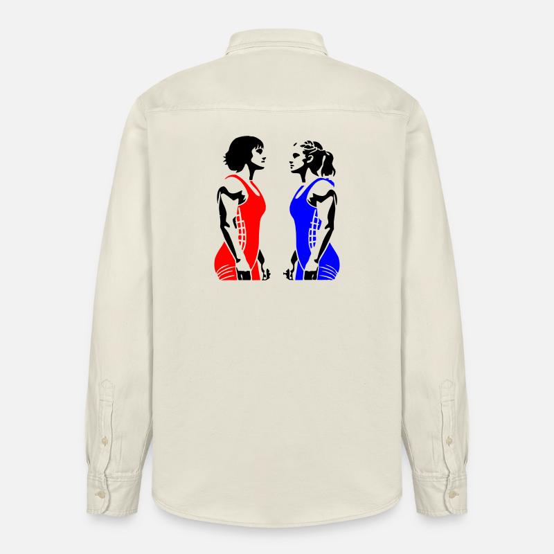 Frauen Ringen - Relaxed Fit Unisex Organic Hemd von Stanley/Stella - Natur