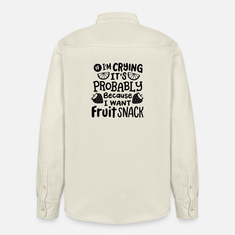 Fruchtsnacks - Relaxed Fit Unisex Organic Hemd von Stanley/Stella - Natur