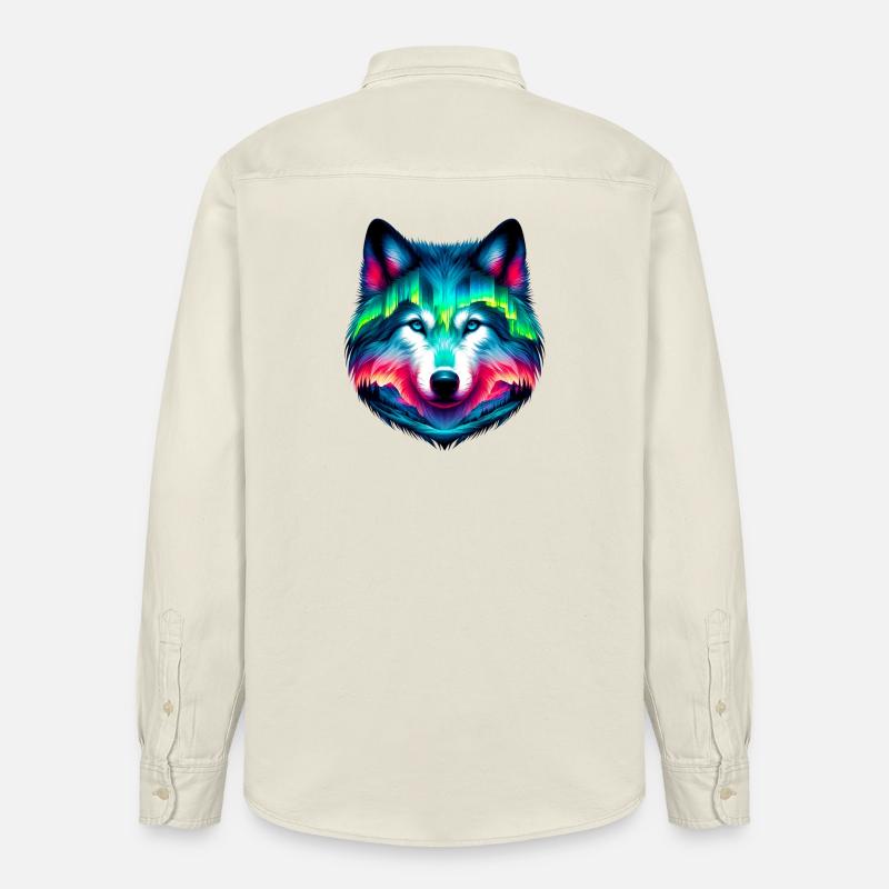 Wolf - Relaxed Fit Unisex Organic Hemd von Stanley/Stella - Natur