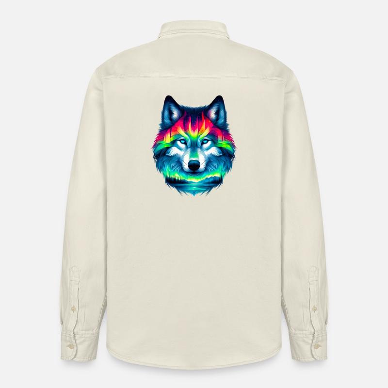 Wolf - Relaxed Fit Unisex Organic Hemd von Stanley/Stella - Natur