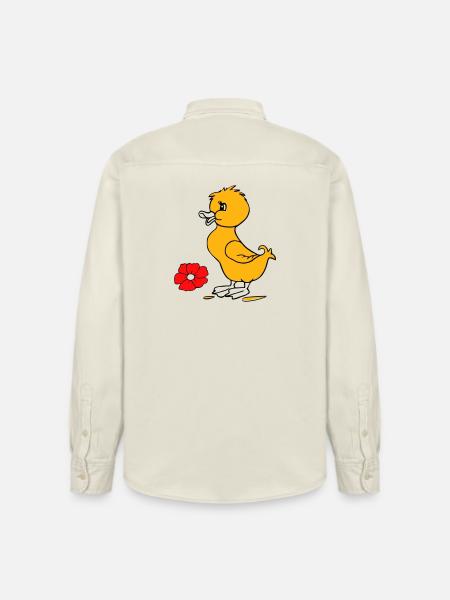Easter chicks Happy Easter - Relaxed Fit Unisex Organic Shirt by Stanley/Stella - soft Ecru