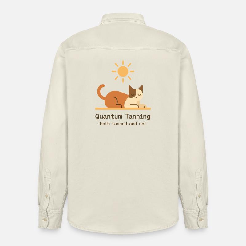 Quantum Tanning - Relaxed Fit Unisex Organic Hemd von Stanley/Stella - Natur