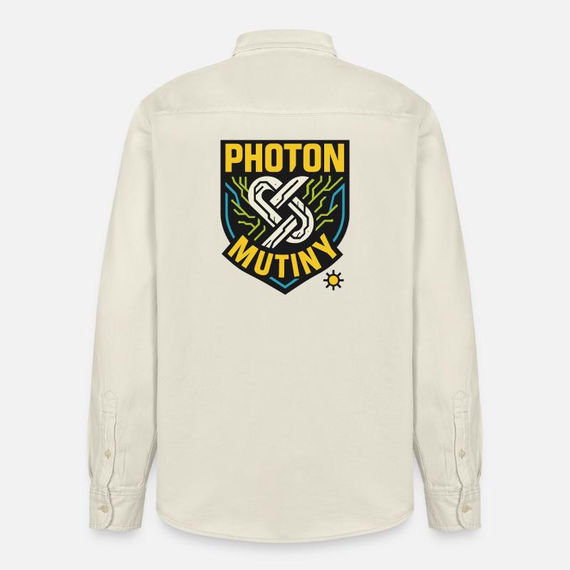 Photon Mutiny - Relaxed Fit Unisex Organic Hemd von Stanley/Stella - Natur