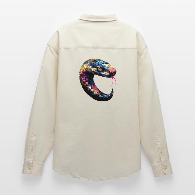snake, python, cobra, rattlesnake, snakes Relaxed Fit Unisex Organic Shirt by Stanley/Stella