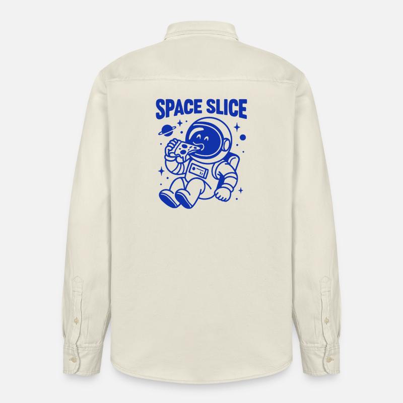 Conception de bébé astronaute de l’espace - Chemise unisexe coupe décontractée bio Stanley/Stella - écru doux