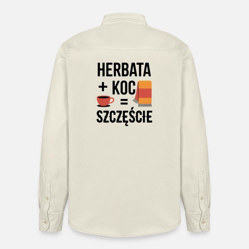 Tee und Deckenglück - Relaxed Fit Unisex Organic Hemd von Stanley/Stella - Natur