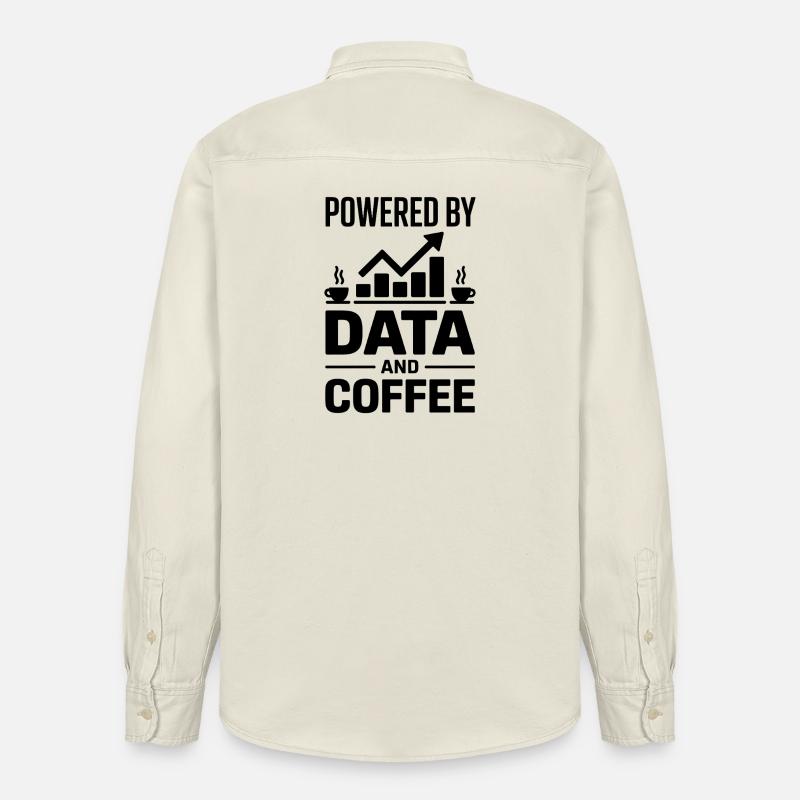 Datenanalyst Spruch Lustiges Datenanalyst Geschenk - Relaxed Fit Unisex Organic Hemd von Stanley/Stella - Natur