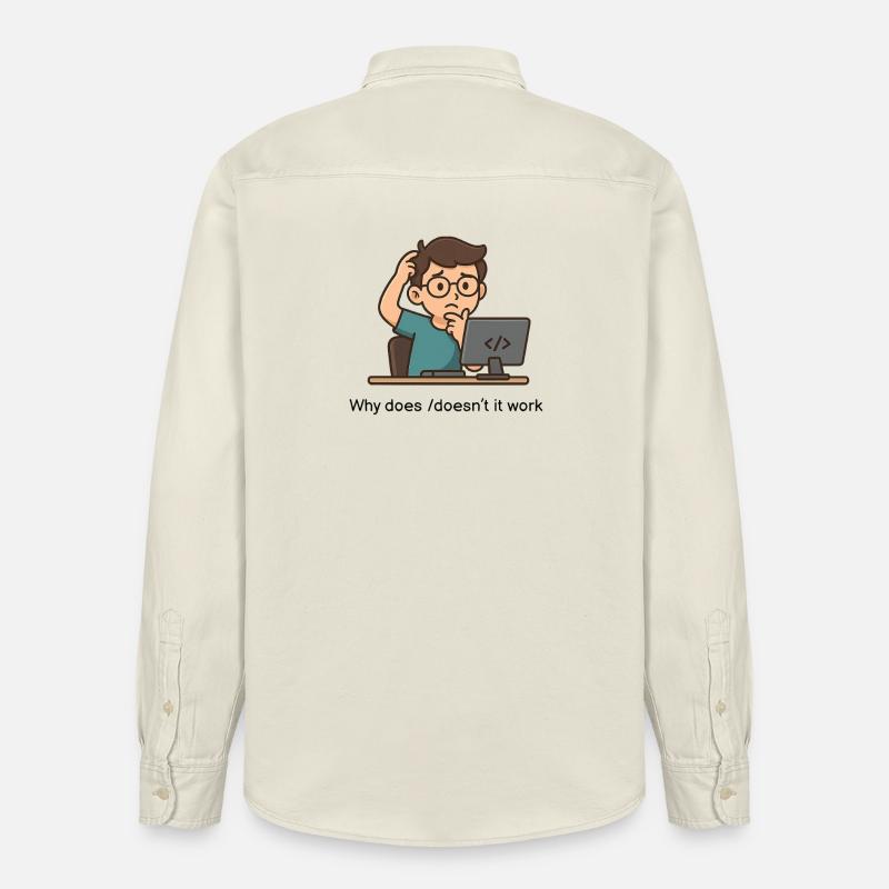 Why does/doesn’t it work - Relaxed Fit Unisex Organic Hemd von Stanley/Stella - Natur