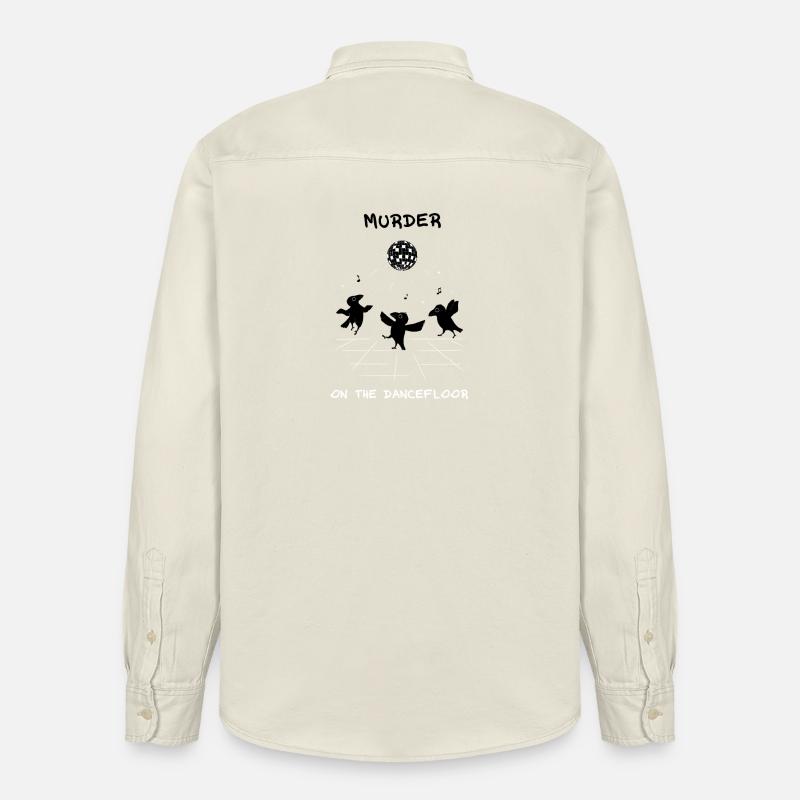Murder on the dancefloor  - Relaxed Fit Unisex Organic Hemd von Stanley/Stella - Natur