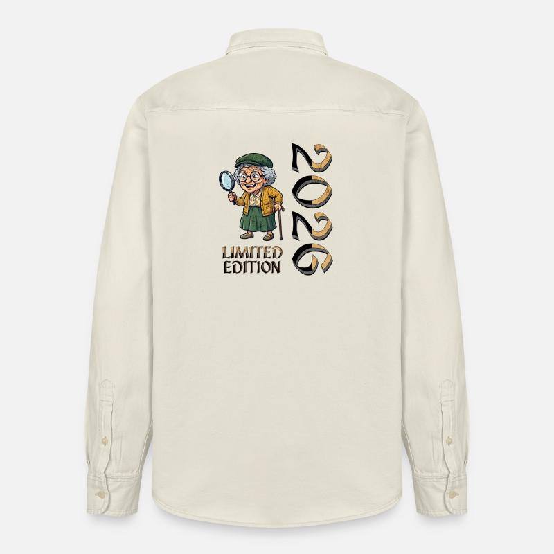 Großmutter Limited Edition Oma in Rente - Relaxed Fit Unisex Organic Hemd von Stanley/Stella - Natur