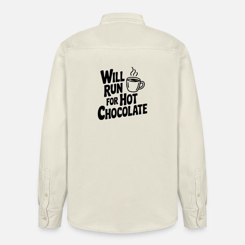 Will Will Hot Chocolate holen - Relaxed Fit Unisex Organic Hemd von Stanley/Stella - Natur