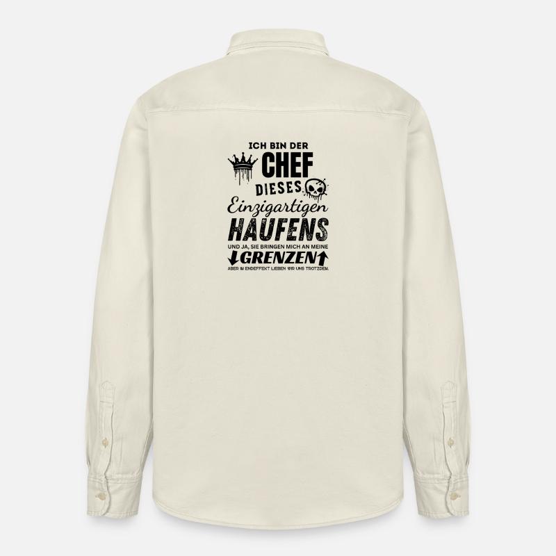 Chef des einzigartigen Haufens Chef Geschenk - Relaxed Fit Unisex Organic Hemd von Stanley/Stella - Natur