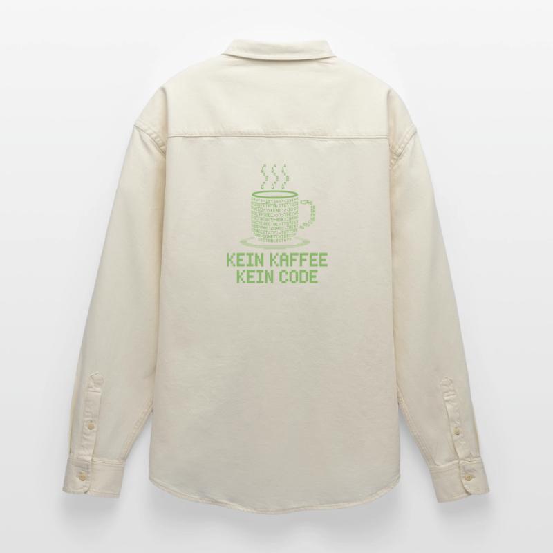 No Coffee No Code Programmer Computer Scientist Relaxed Fit Unisex Organic Shirt by Stanley/Stella