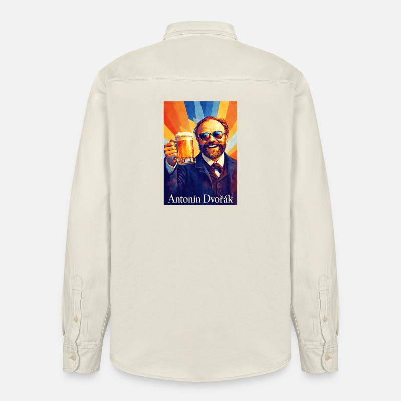 Historischer Feierabendheld - Relaxed Fit Unisex Organic Hemd von Stanley/Stella - Natur