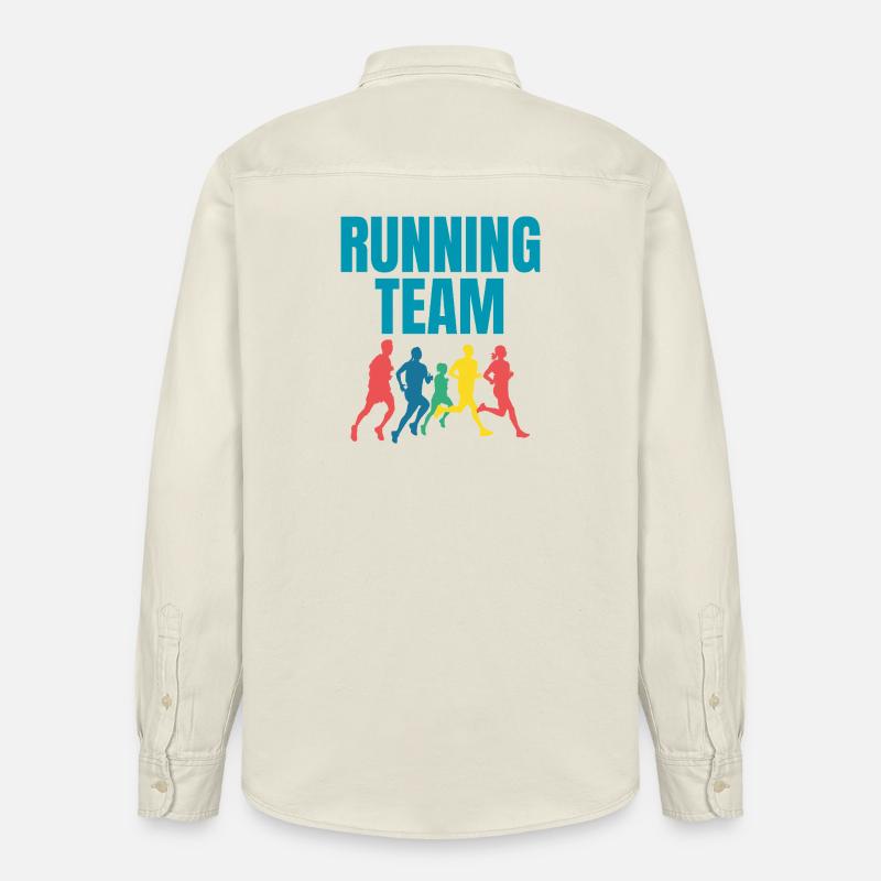 Équipe de course - Chemise unisexe coupe décontractée bio Stanley/Stella - écru doux
