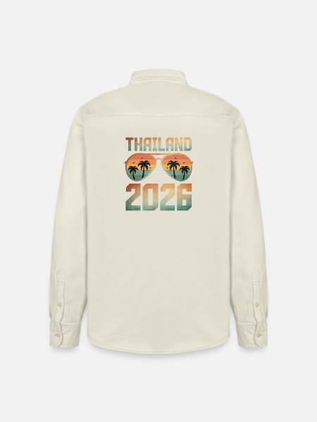 Thailand 2026 - Relaxed Fit Unisex Organic Shirt by Stanley/Stella - soft Ecru