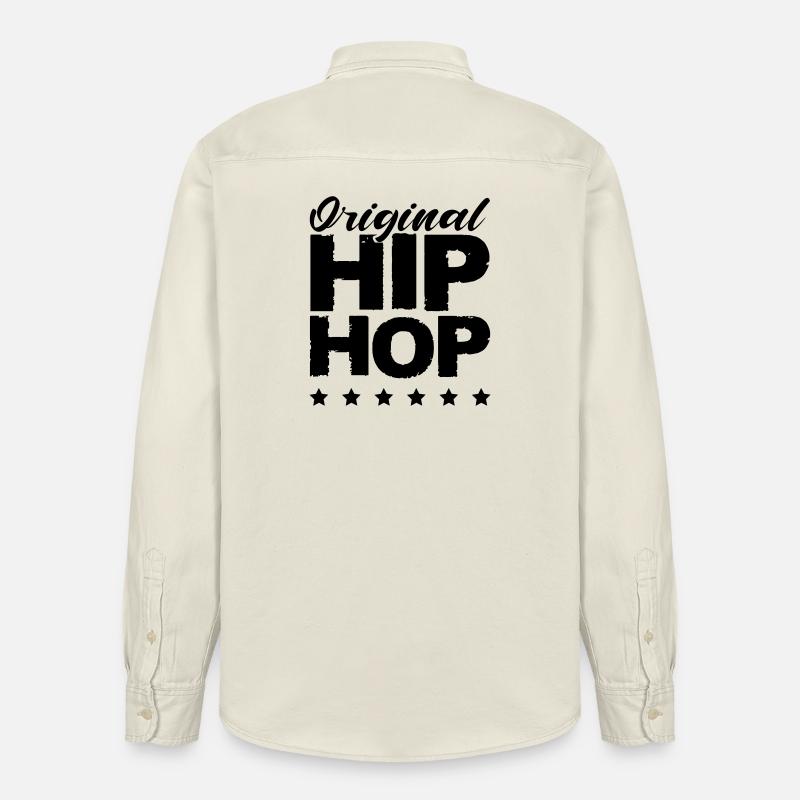 Hip-hop original - Chemise unisexe coupe décontractée bio Stanley/Stella - écru doux
