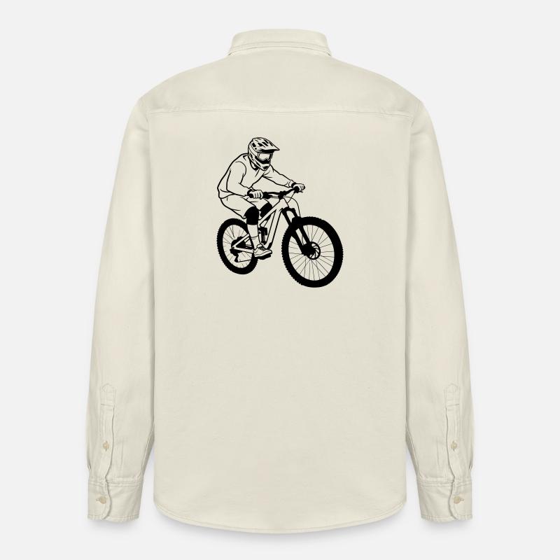 VTT de descente - Chemise unisexe coupe décontractée bio Stanley/Stella - écru doux