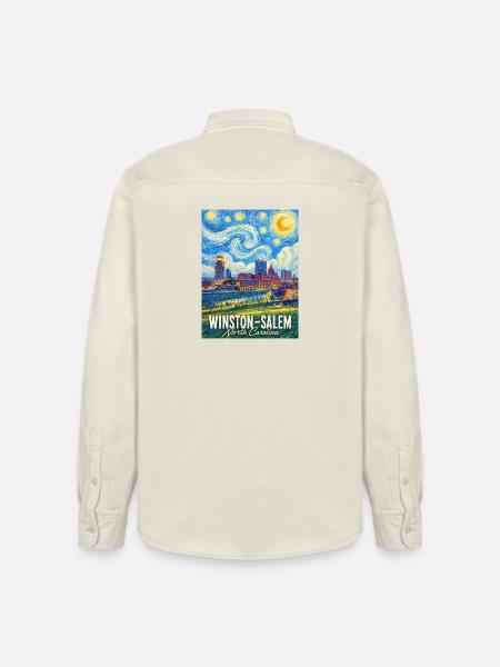 Winston-Salem, North Carolina - Relaxed Fit Unisex Organic Hemd von Stanley/Stella - Natur