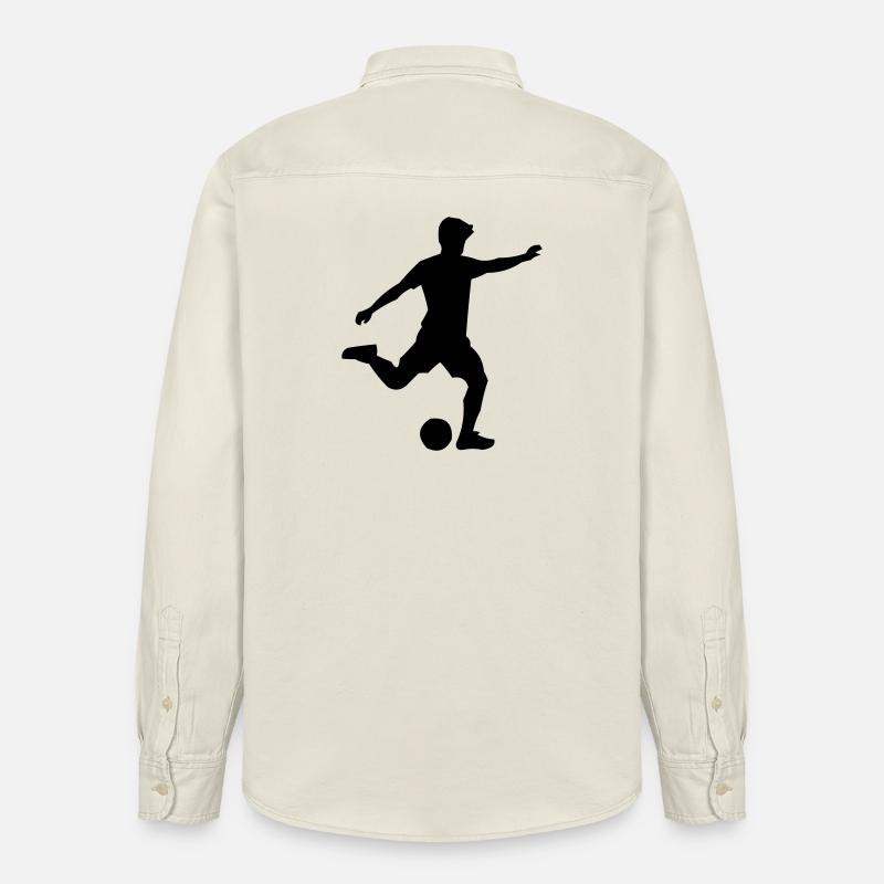 fußball - Relaxed Fit Unisex Organic Hemd von Stanley/Stella - Natur