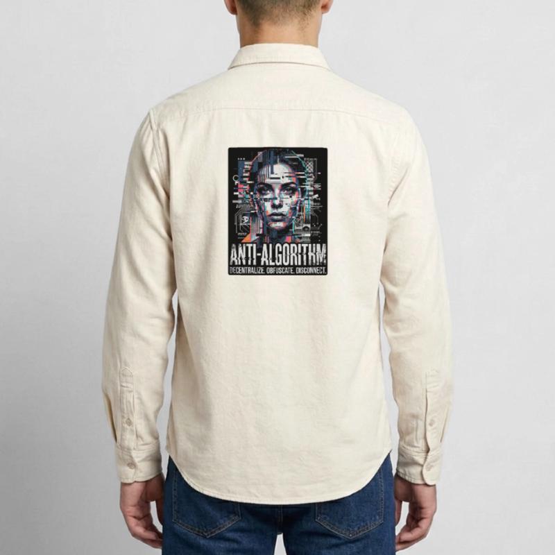 Anti Algorithm Relaxed Fit Unisex Organic Hemd von Stanley/Stella