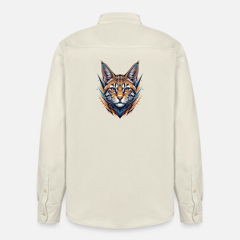 Wildcat dans le style néon - Chemise unisexe coupe décontractée bio Stanley/Stella - écru doux