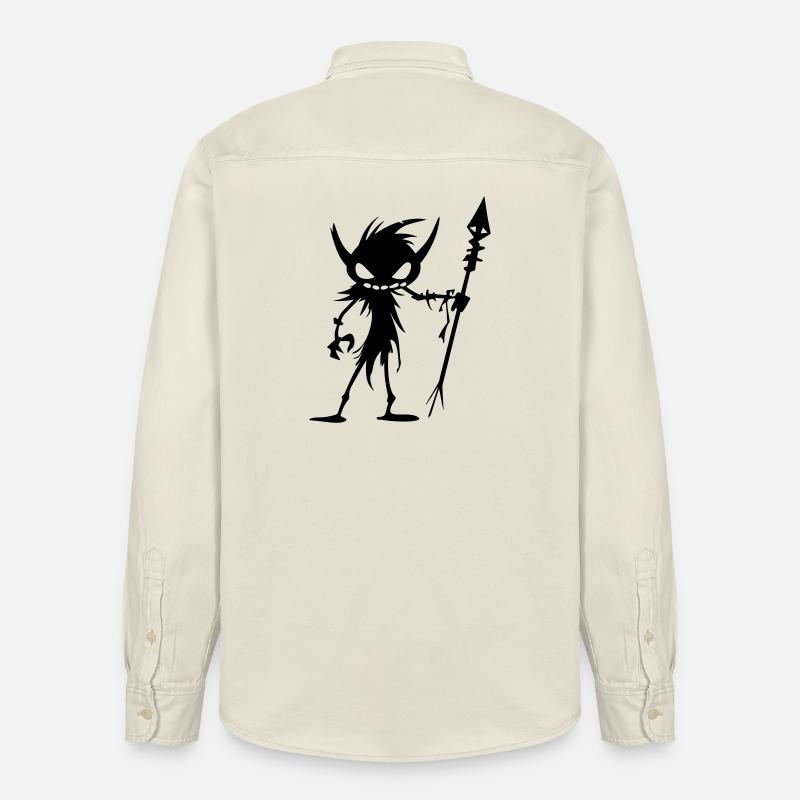 Goblin Ork - Relaxed Fit Unisex Organic Hemd von Stanley/Stella - Natur
