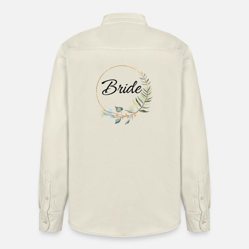Style mariée de célibataire - Chemise unisexe coupe décontractée bio Stanley/Stella - écru doux
