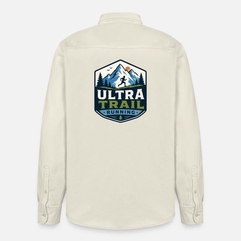 Ultra-Trailrunning - Relaxed Fit Unisex Organic Hemd von Stanley/Stella - Natur